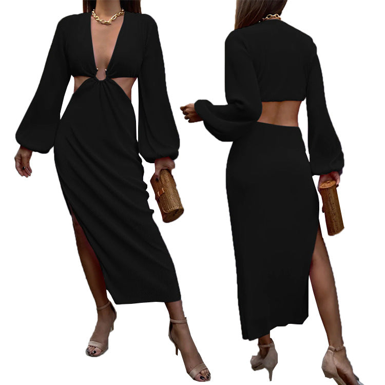 Autumn Pleated Dress